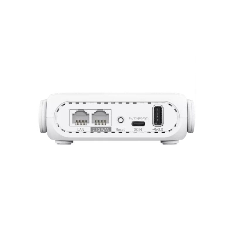 ASUS Go Wi-Fi 7 Dual-Band Travel Router with 5G-White - GeeWiz