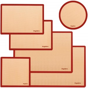 Silicone Food Grade Non-stick Reusable Baking Mats | Set of 6