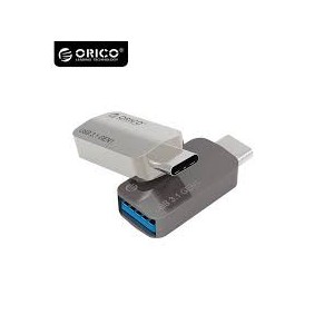Orico CTA2-SV Aluminum USB TYPE C USB 3.0 OTG USB Adapter C 3.1 to USB 3.0 Data Transfer-Silver / Gray