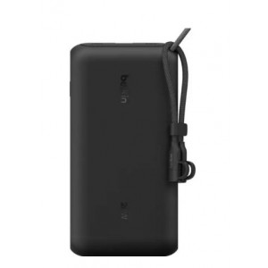 Belkin - BoostCharge Slim USB-C Power Bank - 20 000mAh w/ 2 USB-C Ports &amp; 1 USB-A Port - Detachable USB-C cable included - Digital Battery Display - 20 Watt Charging for iPhone 16- 15- Plus- Pro-