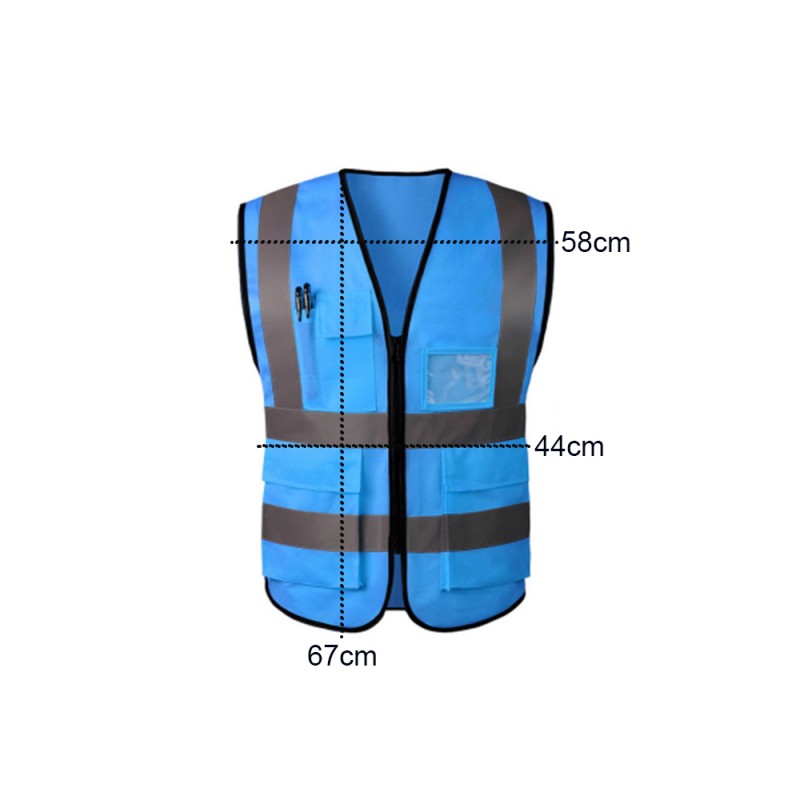 Reflective Safety Vests | Be Seen - Be Safe | Various Colours - GeeWiz