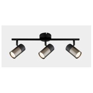 Black Spotlight 3X50W GU10 LED Bar 450MM