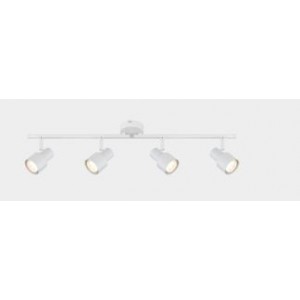 White Spotlight 4X50W GU10 LED Bar 700MM