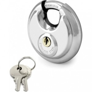 Noble 60mm Stainless Steel Disc Padlock