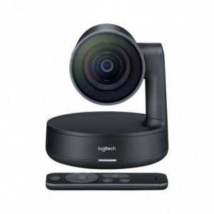 Logitech Rally Camera with Ultra-HD imaging system Smooth motorized pan  tilt and zoom Plug-and-play USB connectivity Certified for Skype for Business