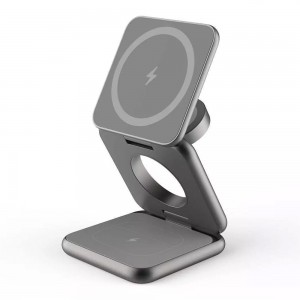 3-in-1 Magnetic Fold Stand X40 Wireless iPhone charger