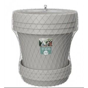SEBOR SUPER POT &amp; SCR SET 20CM LIGHT GREY 3PCK