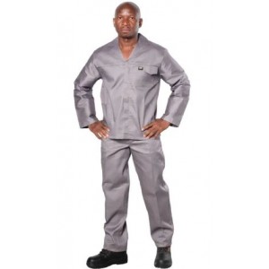 Vulcan Overall Std 2PCE Grey 30 Chest 26 Waist