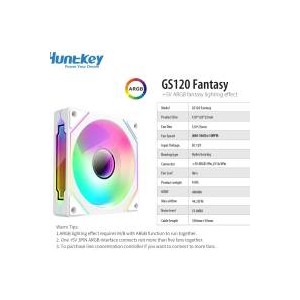 Huntkey Case Fan GS120 Fantasy White