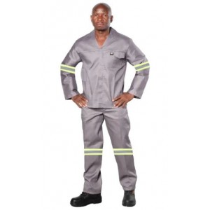 Vulcan Overall Ref Std 2PCE Grey 46 Ches 42 Waist