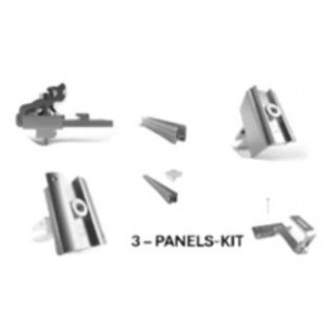 Schletter Pro Tile roof 3 panels long rail mounting Kit