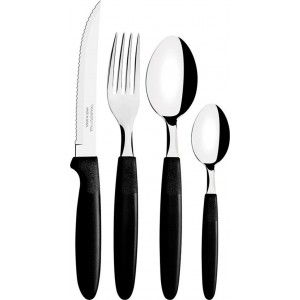Tramontina Cutlery Tableware Set Ipanema 25PC Blac