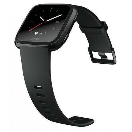 fitbit versa black smartwatch