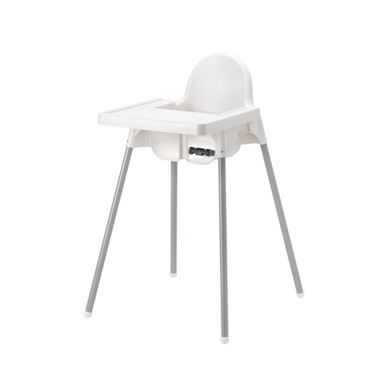 Antilop Highchair with tray - White