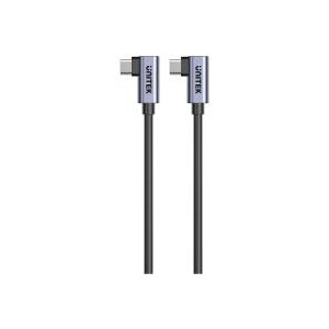 Unitek .5M 100W USB-C Dual 90-DEG BLK(C14147A-0.5)
