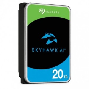 Seagate Skyhawk AI ST20000VE003 20TB 3.5'' HDD Surveillance Drives/ SATA 6GB/s Interface/ 256MB Cache/ RPM: 7200/ 512e.
