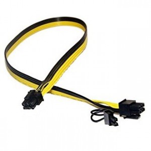 Microworld   6 Pin Male to 6 Pin +2 Male