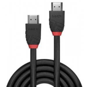 LINDY 0.5M HDMI 2.0 M-M CABLE-BLACK Line (36470)