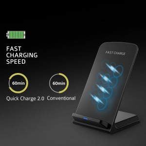 Fast Charge Wireless Charging Stand - 2-Coil Qi
