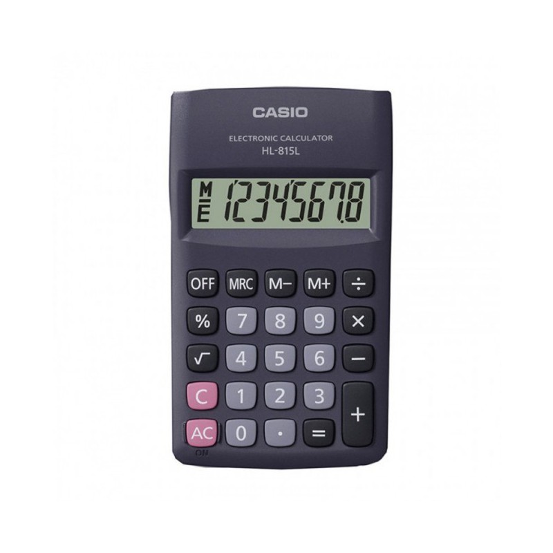 Casio HL815BKS  Black Pocket Calculator