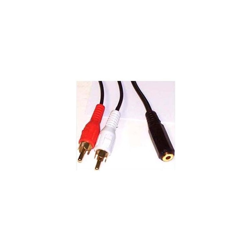 Unbranded RCA005  RCA to Female Stereo 3.5mm Cable