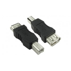 USB Type B Male To USB Type A Female