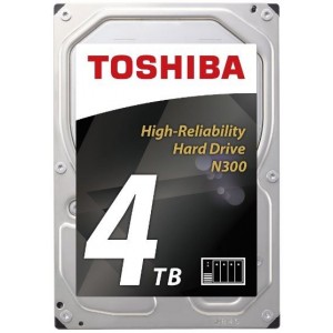Toshiba N300 NAS Hard Drive 4TB SATA III  (512MB/7200RPM)