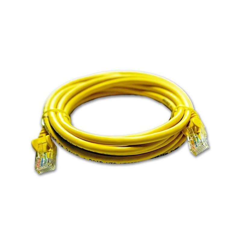 Linkbasic  FLY-6-5Y 5 Meter UTP Cat6 Patch Cable Yellow