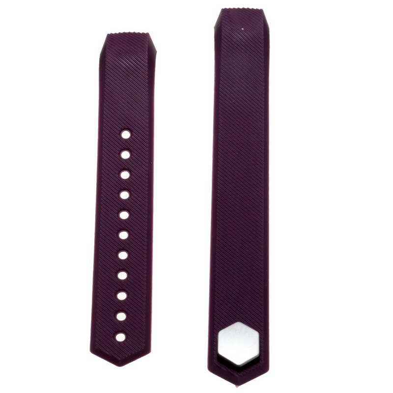 Fitbit Alta Silicon Band - Adjustable Replacement Strap - Purple, Small