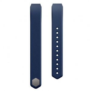 Fitbit Alta Silicon Band - Adjustable Replacement Strap - Navy Blue, Small