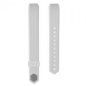 Fitbit Alta Silicon Band - Adjustable Replacement Strap - White, Large
