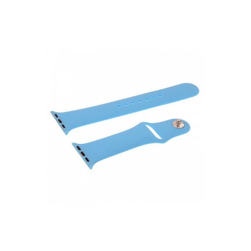 Apple Silicone Watch Strap 38mm-Baby Blue