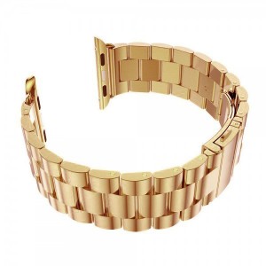 Apple Stainless Steel Watch Strap 42mm-Red Gold