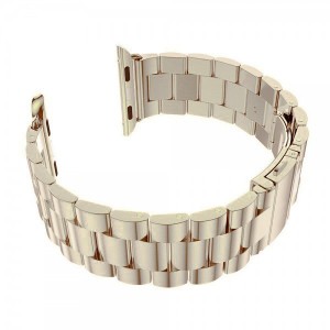 Apple Stainless Steel Watch Strap 42mm-White Gold