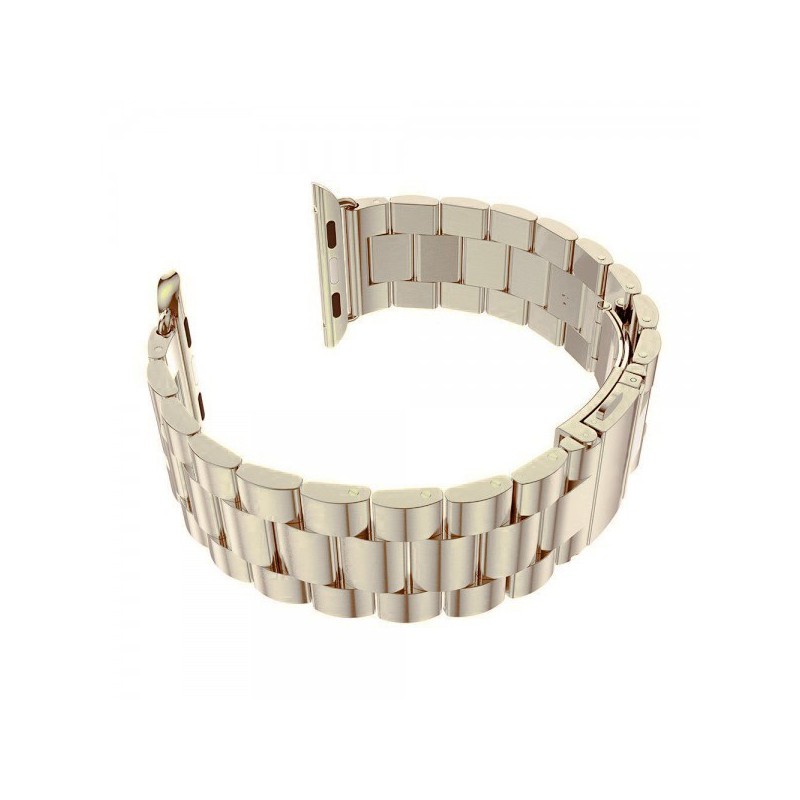 Apple Stainless Steel Watch Strap 42mm-White Gold