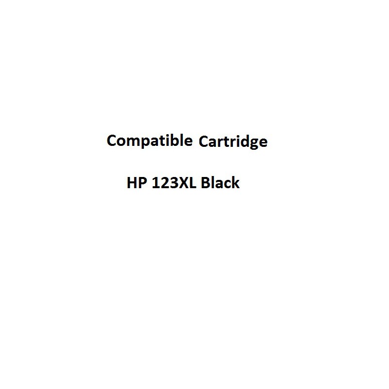 Real Color 32104141  Compatible HP 123XL Black Ink Cartridge