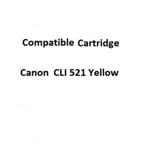 Real Color 32106970  Compatible Canon  CLI 521 Yellow Ink Cartridge 