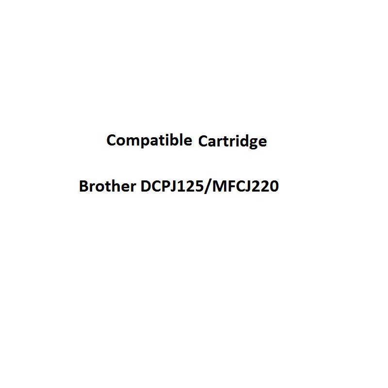 Real Color 32107510 Compatible Brother DCPJ125/MFCJ220 Black Ink Cartridge 