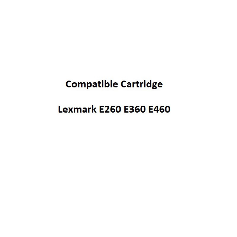 Real Color COMPE260 Compatible Lexmark E260 E360 E460 Toner Cartridge 