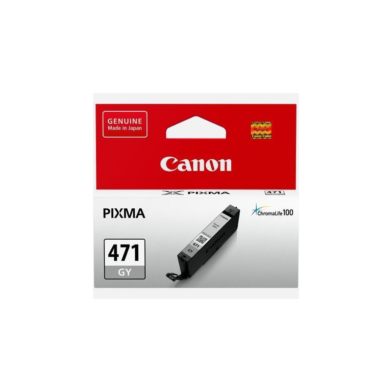 Canon 0404C001AA  CLI-471 Grey Ink Cartridge for MG5740 MG7740  780 Pages Yield