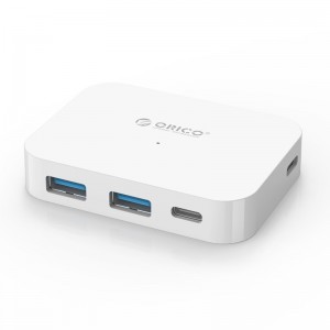 Orico  4 Port USB-C to 2xUSB3.0  2xUSB-C Hub White