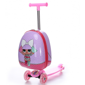 2-in-1 Scooter with Suitcase for Kids