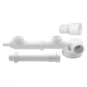 Wirquin Trap Sink Espace Double + W/M Conn (bag)