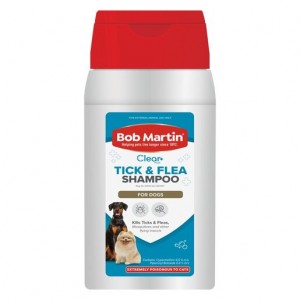 BOB MARTIN PET TICK &amp; FLEA DOG SHAMPOO 400ML