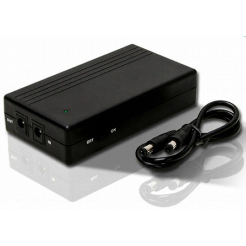 Mini DC UPS (6000mAh) Backup Battery Power Bank Supply (22.2Wh) - 12V Router  CCTV  Wifi Backup