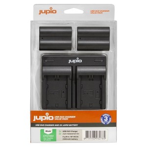 JUPIO VP:2x NP-W235 + DUO CHRG