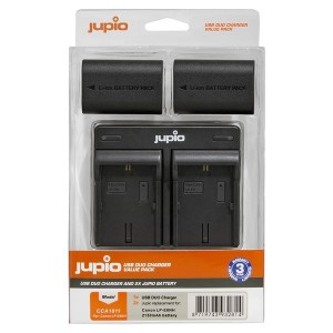 JUPIO VP:2x LP-E6NH + DUO CHGR