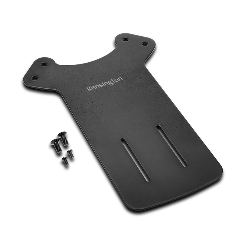 Kensington Mounting Plate for Docking Station - Black - 75 x 75, 100 x 100 - 1 Each