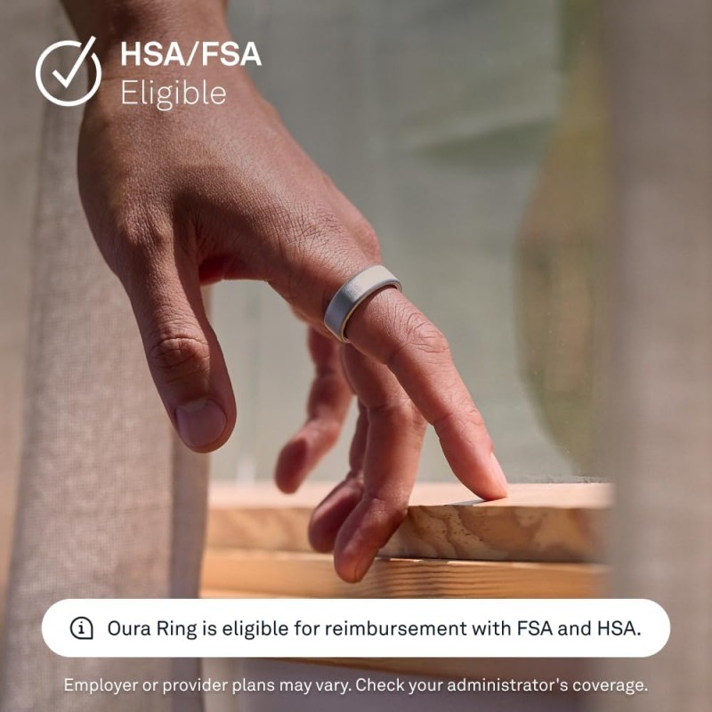 ジャンク Oura Ring 4 シルバー 13サイズ Oura Ring 4 | Premium Smart Health & Fitness Tracking Ring