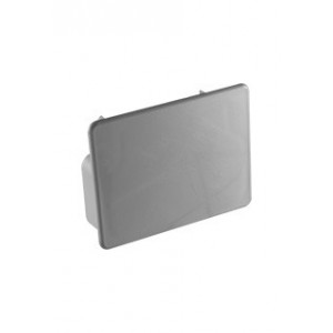 Stop End for 75x50mm Grey PVC Cable Trunking - Pack of 10